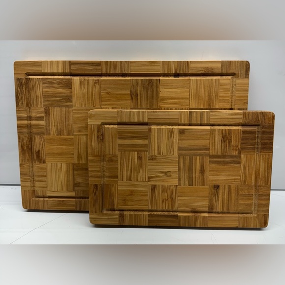 Fibogolla Other - New Fibogolla Bamboo Cutting Boards Set of 2